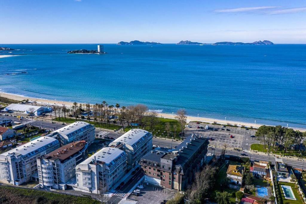 Apartamentos En Playa De Samil Primera Linea De Playa Pe Na Areia 비고 외부 사진